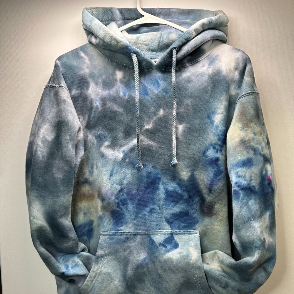 NEW Heavy weight Hooded sweatshirt, hand dyed